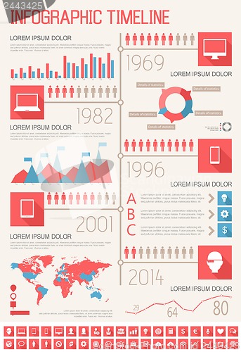 Image of IT Industry Infographic Elements