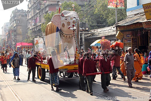 Image of Annual Jain Digamber Procession in Kolkata