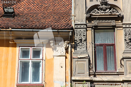 Image of Old windows in Romania