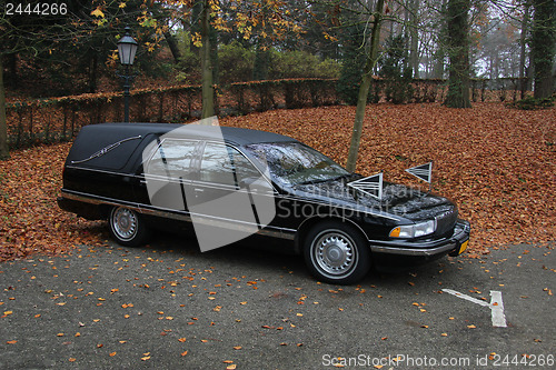 Image of Black hearse