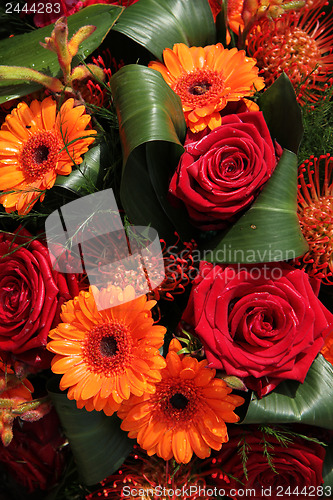 Image of Orange and red bouquet
