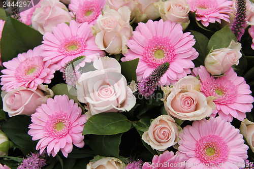 Image of Bridal flower arrangement in pink