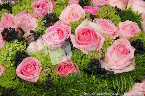 Image of pink flower arrangement