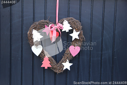 Image of Heart shaped wreath