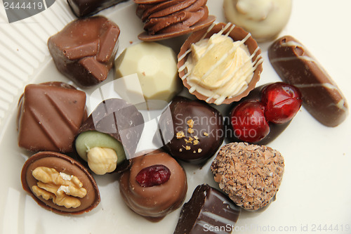 Image of Decorated chocolates