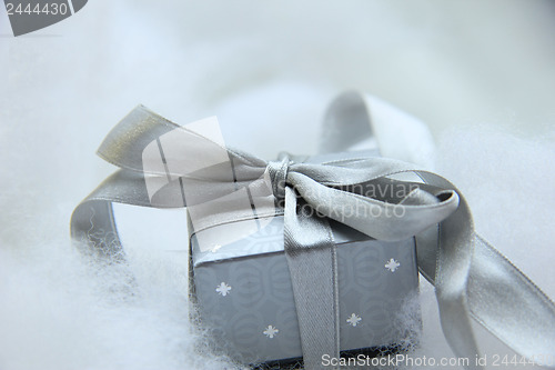 Image of Silver Christmas gift