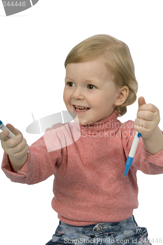 Image of Baby and globe