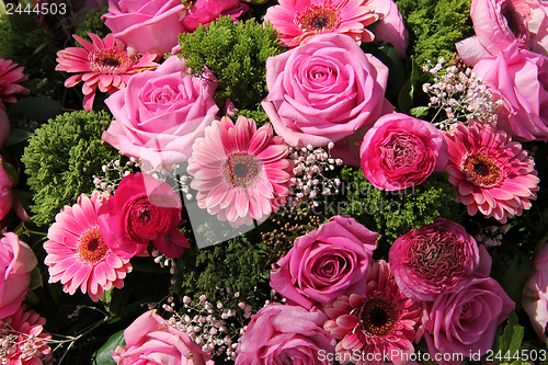 Image of Bridal flowers in pink
