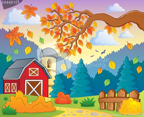Image of Autumn theme landscape 1
