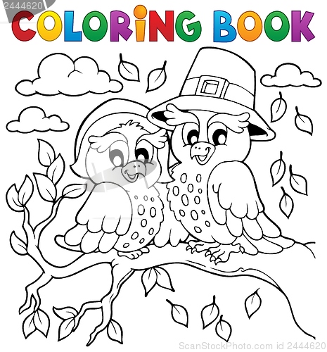 Image of Coloring book Thanksgiving image 5