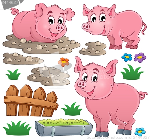 Image of Pig theme collection 1