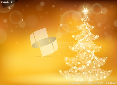 Image of Christmas tree topic background 3