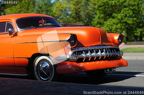 Image of Orange American Car 