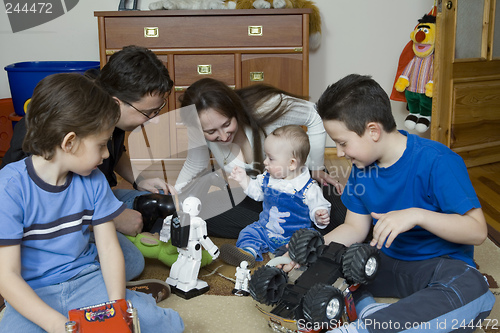 Image of lucky family