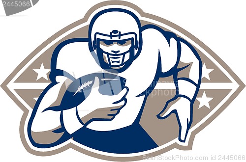 Image of American Football Runningback  Star Front