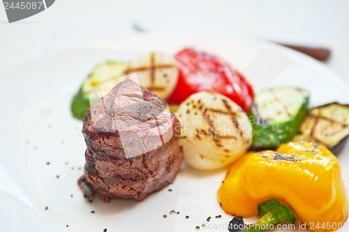 Image of beef meat and vegetable