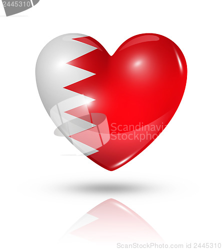 Image of Love Bahrain, heart flag icon