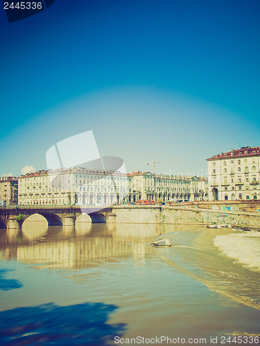 Image of Retro look Piazza Vittorio, Turin