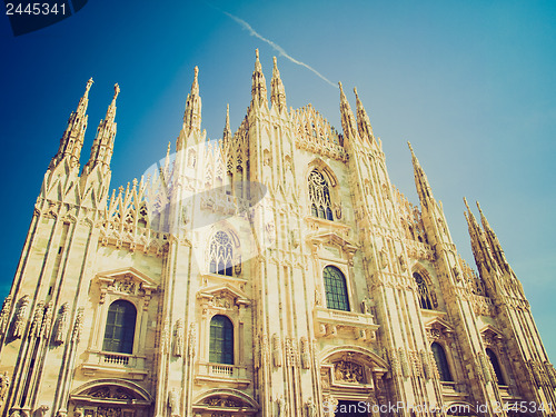 Image of Retro look Duomo di Milano