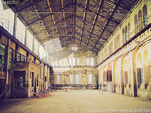Image of Retro look Abandoned factory