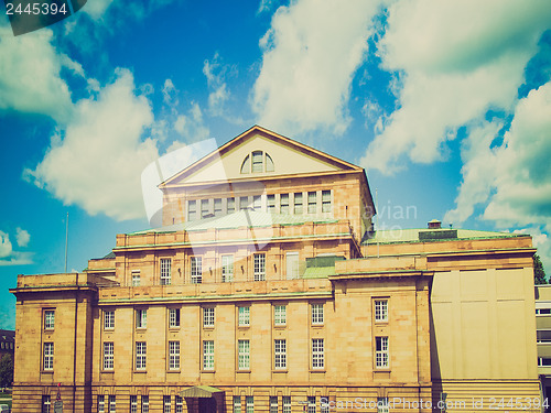 Image of Retro look Staatstheather (National Theatre) Stuttgart