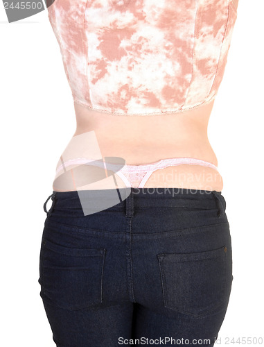 Image of Back with thong.