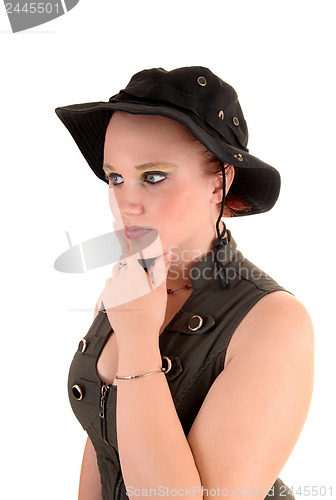 Image of Portrait of teen girl.