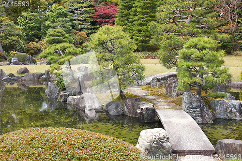 Image of Japanese garden in Kyoto