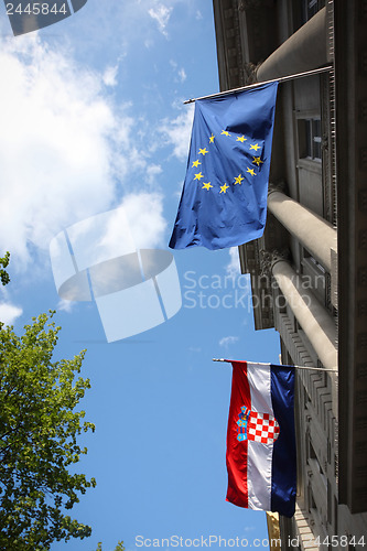 Image of Flags in Zagreb