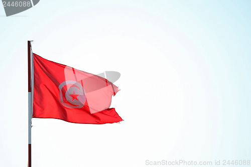 Image of Tunisian windy flag