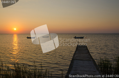 Image of Old jetty at sunset