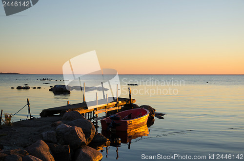 Image of Sunlit old jetty