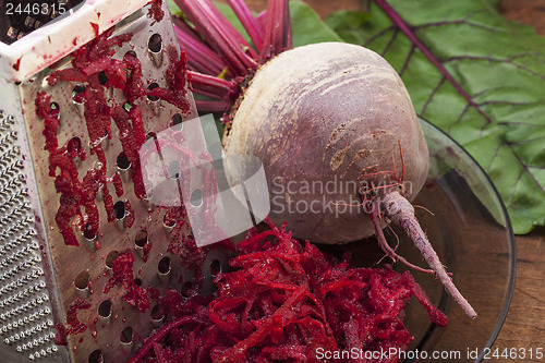 Image of red beet grated