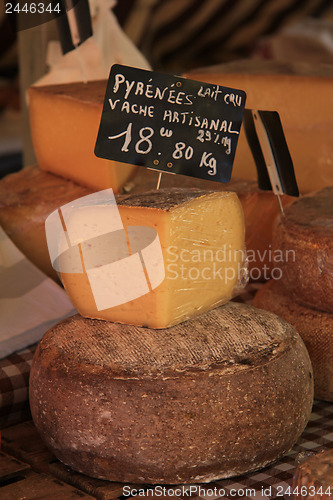 Image of Cheese at a market
