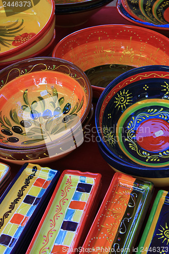 Image of Pottery at a market