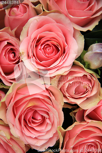 Image of Bridal arrangement, pink flowers