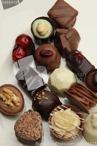 Image of Decorated chocolates
