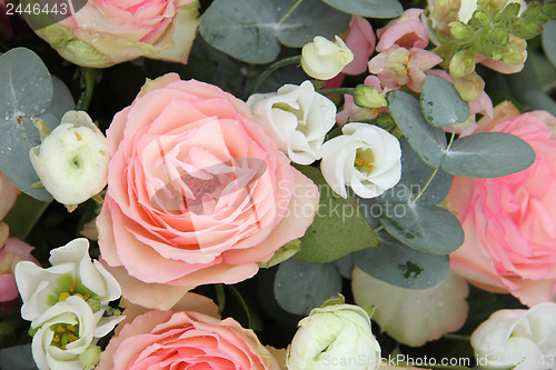 Image of Bridal arrangement in pink and white