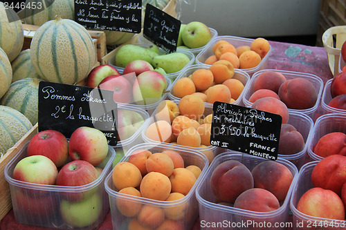 Image of Fruits at a market