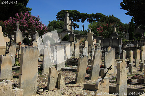 Image of Old cemetery in the Provence