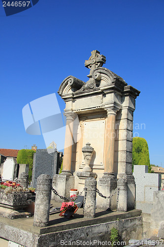 Image of Ossuary at a French graveyard