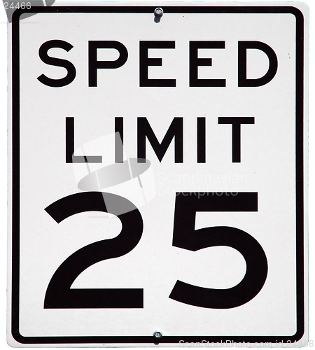 Image of Speed Limit 25