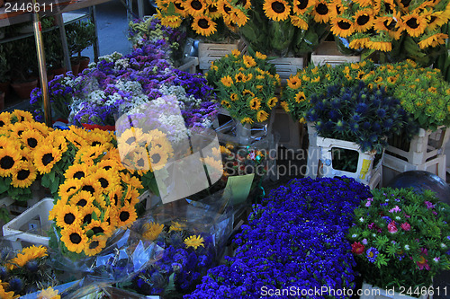 Image of Flowers at a Provencal market