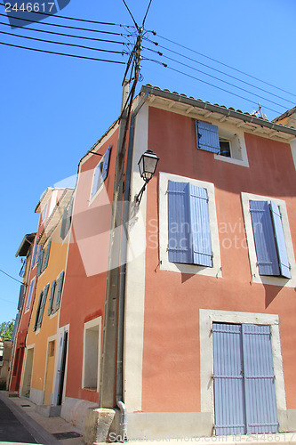 Image of Colored houses in the Provence