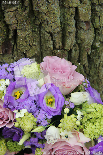 Image of Mixed purple arrangement