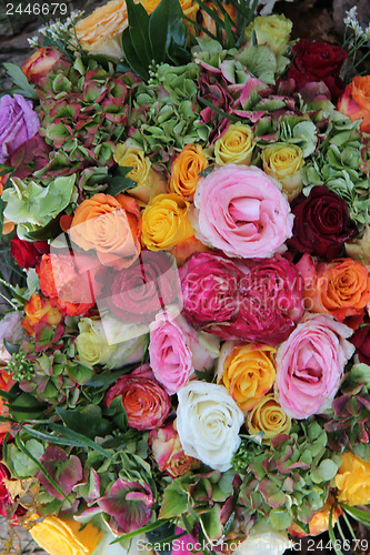 Image of Mixed bouquet in bright colcors