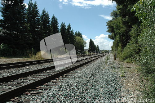 Image of Caltrain tracks