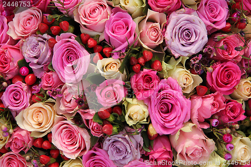 Image of Bridal flower arrangement in pink