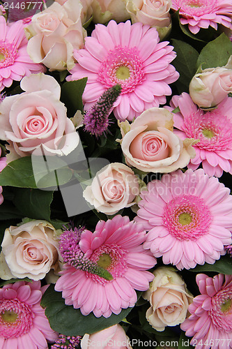 Image of Bridal flower arrangement in pink