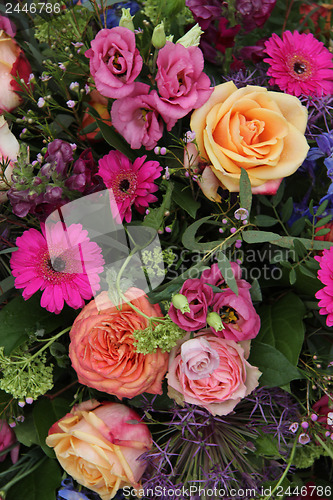 Image of Mixed bouquet in bright colors